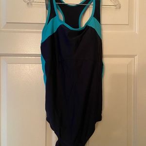 Navy Blue one piece swimsuit XL